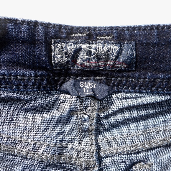 Silver Jeans Suki 17" Denim Blue Jeans 26 x 31.5 - Picture 9 of 11